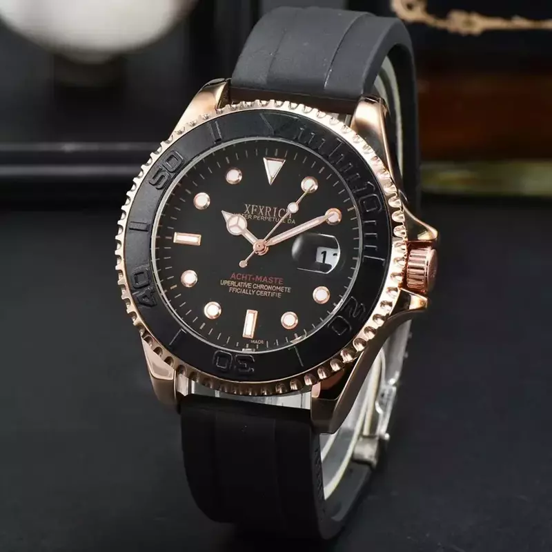 Top AAA oryginalne markowe zegarki dla męski luksusowy wielofunkcyjny automatyczny zegarek na rękę z datą moda biznes Sport męskie zegary kwarcowy