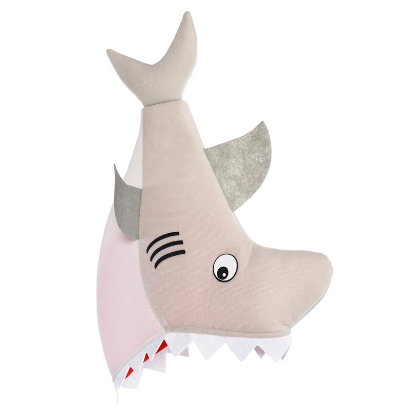 Chapéu de tubarão masculino traje de halloween para adulto engraçado animal chapéus cosplay adereços
