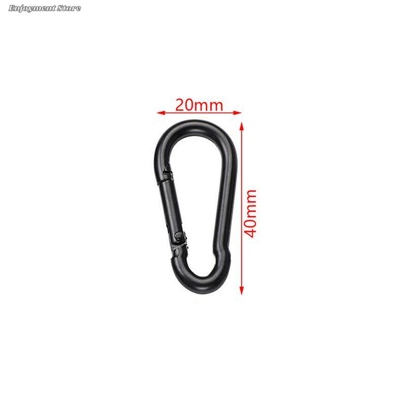 1PC Metal Keychain Clip Hooks D Carabiner Hooks Connector For Jewelry Making Key Ring DIY Findings Wholesale