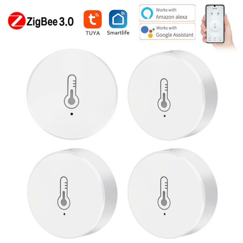 Brug Smart Zigbee Gateway Tuya Temperatuur Vochtigheid Sensor Voor Alarmsysteem Apparaten Smart Home Automation