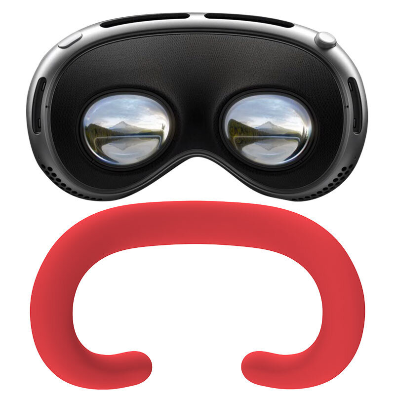 비전 프로 실리콘 아이컵 호스트 보호 커버, 렌즈 먼지 커버, 안경 천 세트 액세서리