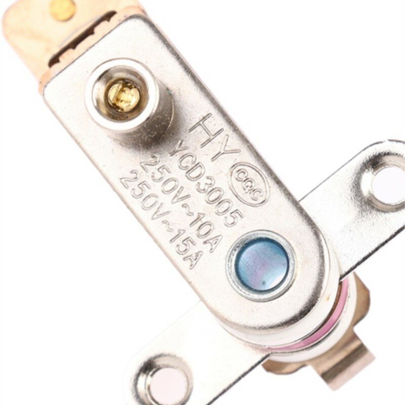 Interruptor De Controle De Temperatura De Metal Para Termostato, Resistente Ao Calor, Original, Novo, Alta Qualidade, 10A