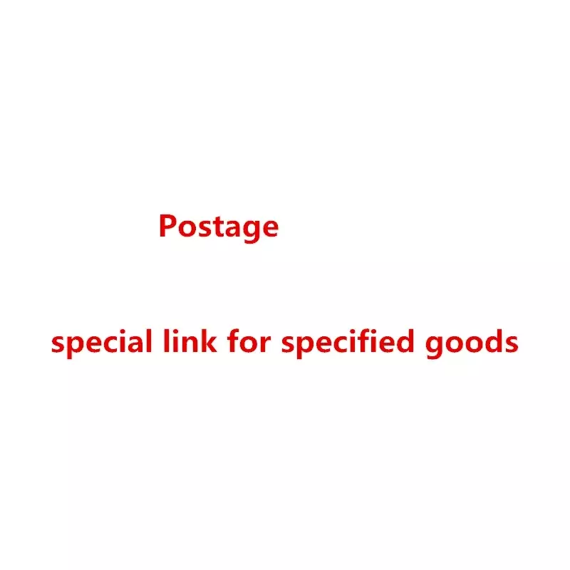 No haga un pedido a menos que se envíe por separado, incluyendo enlaces a franqueo y productos faltantes