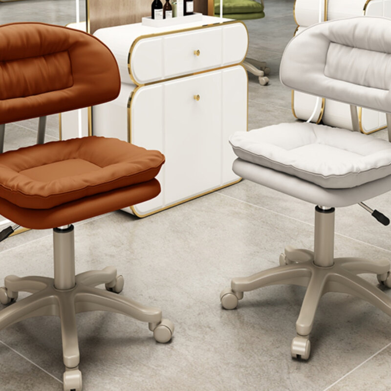 Cadeiras de barbeiro faciais para cabeleireiro, cadeiras de luxo, penteadeira recline, cadeira de barbeiro, Manicure Spa, WN50SC