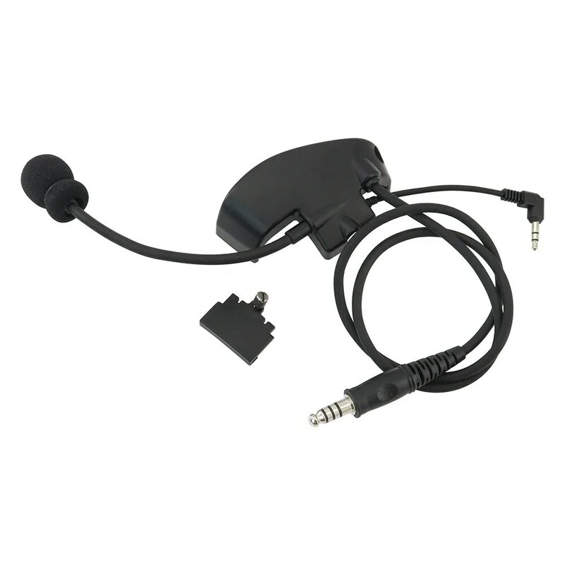 HEARGEAR External Mic Kit with Tactical U94 Ptt for Howard Leight Impact Sport Electronic Earmuffs Tactical Airsoft Shoot Headse
