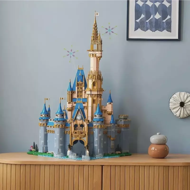 مكعبات بناء قلعة الأميرة للأطفال ، طوب وحدات ، لعبة تعليمية ، هدايا عيد الميلاد وعيد الميلاد ، متوافقة مع * * ، جديدة