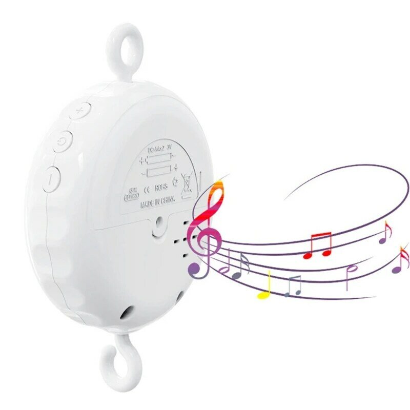 24 nummers Move Music Box voor Baby Bells Onderdelen Muzikale beweging Baby Musical Crib Mobile Toy Werkt op batterijen