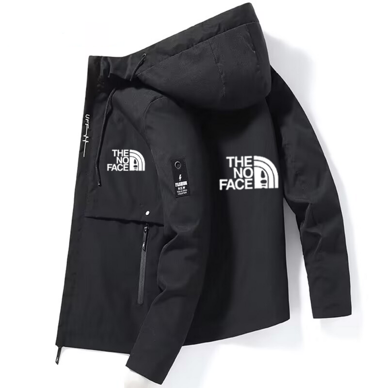 Мужская ветрозащитная куртка на молнии, Повседневная рабочая куртка, модная спортивная куртка в Корейском стиле для весны и осени, 2023