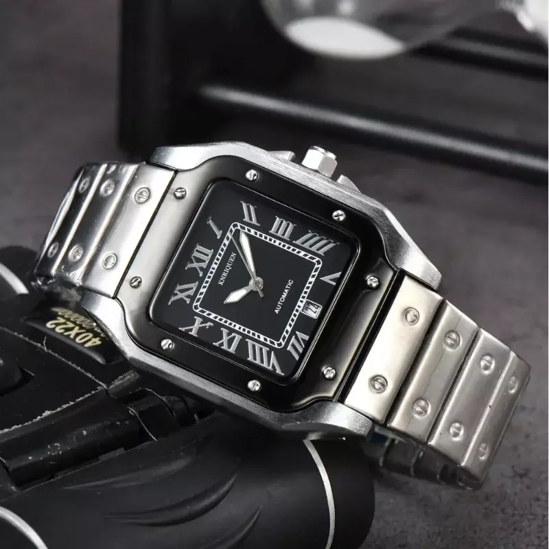 Relógios clássicos para homens, alta qualidade, quartzo multifunções, data automática, cronógrafo, relógios de luxo, marca original, top 2024