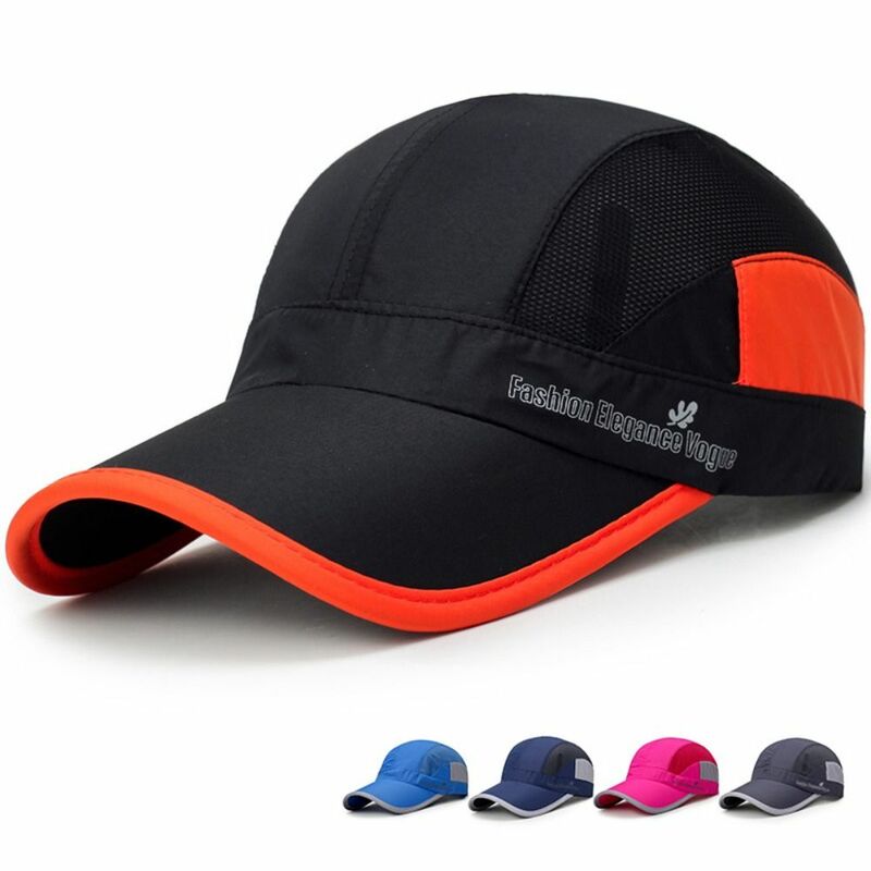 Topi bisbol yang dapat diatur pria dan wanita, topi bisbol pelindung matahari cepat kering, topi Golf bernapas