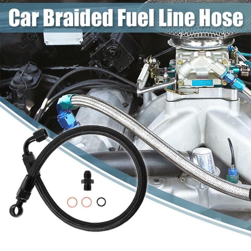 New Braided 6AN Fuel LineFor B/D Series 1992-2000 Civic 1994-2001 Integra Braided Gas/Oil/Fuel Line