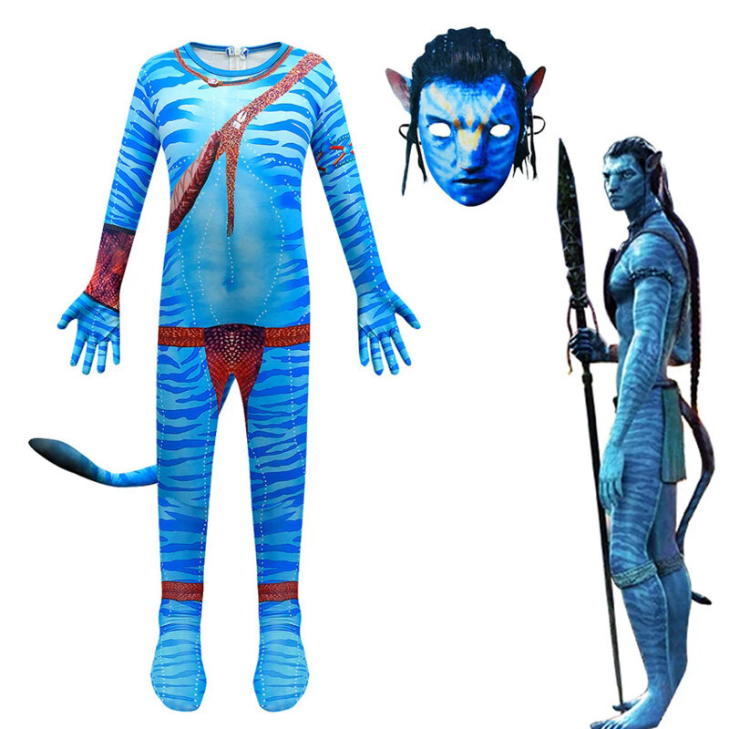 Avatar 2 The Way of Water Neytiri disfraz de Anime para niños, Disfraces de Halloween, monos Zentai Fantasia, disfraz de carnaval, ropa