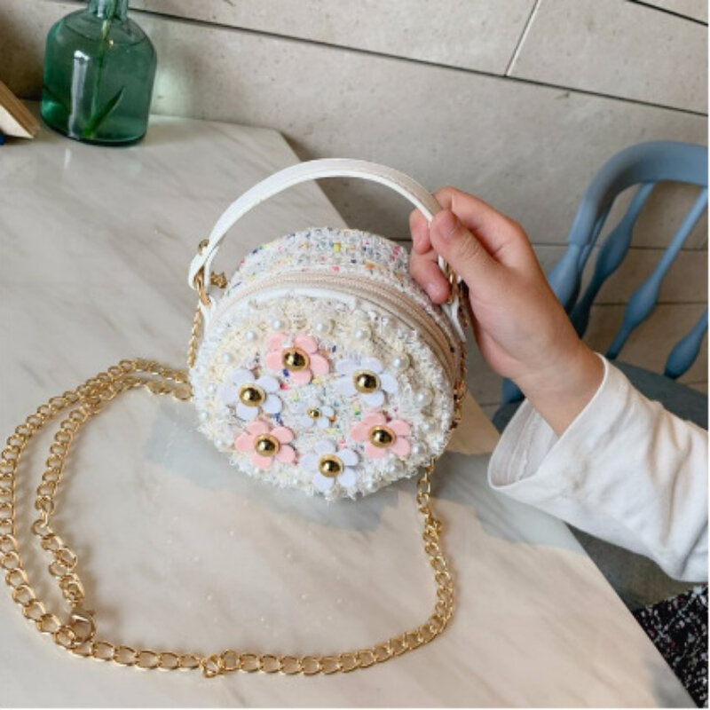 Tas kurir anak tas balita tas dekoratif bunga tas anak ibu untuk anak perempuan dompet lucu tas wanita chenуes Mochila