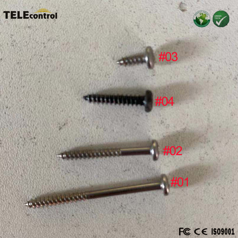 Telecrane-transmisor de control remoto inalámbrico industrial, protección anticolisiones, tornillos para codos