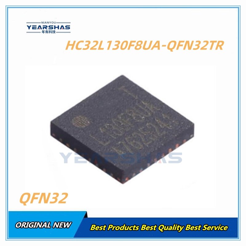Chip original único de baixa potência, HC32L130F8UA, QNF32, Xiaohua, semicondutor, MCU de 32 bits, em estoque, 100% novo, 1pc