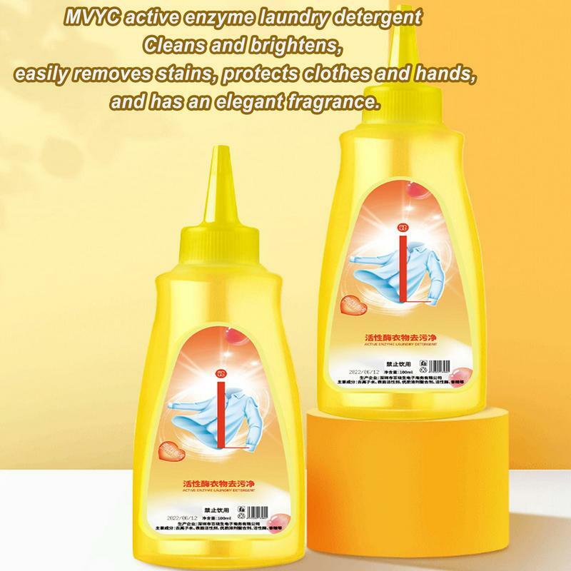 120ml Laundry Stain Remover Portable Active Enzyme Cleaning Agent for Underwear Bra Pants T-shirt The Roller Cleaning Supplies