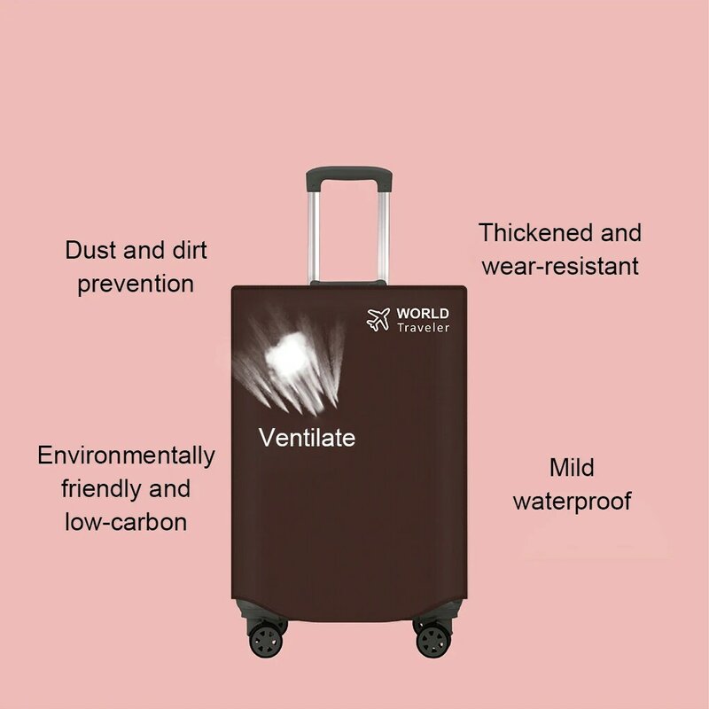 อุปกรณ์เสริมกระเป๋าเดินทางแบบสติกเกอร์ประเภทฝาครอบกระเป๋าถือเดินทาง