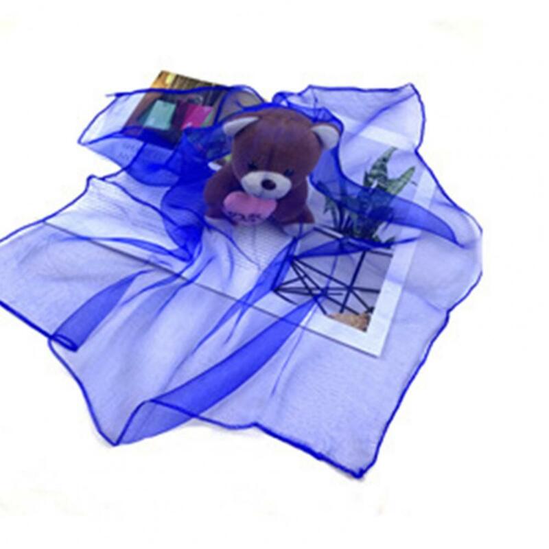 Bufanda de gasa de 2 piezas para mujer, conjunto de pañuelo ajustable de malla transparente, ligero, decorativo, suave, para Aquaman