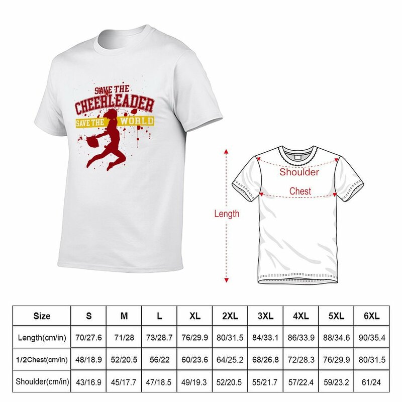 Red De Cheerleader, Red De Wereld T-Shirt Dier Prinfor Jongens Vintage Kleding Graphics T-Shirt Voor Mannen
