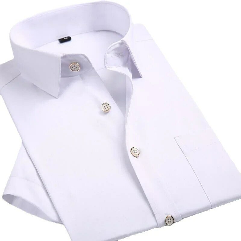 9xl 8xl Shirts Voor Mannen 100% Katoen Mode Mannen Plaid Formele Casual Heren Shirt Korte Mouw Super Grote Maat M-9XL