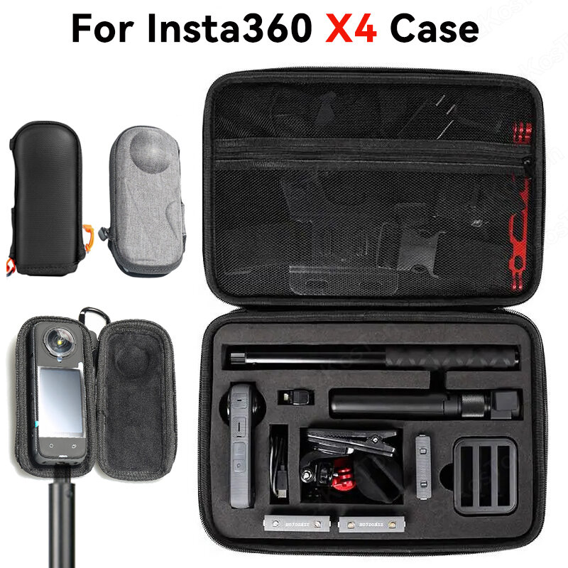 حقيبة تخزين لكاميرا Insta360 X4 ، حقيبة حمل ، محمولة ، واقية ، حركة ، ملحقات