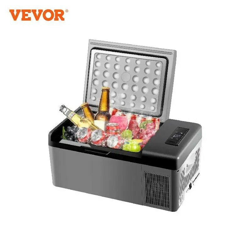 Vevor ตู้เย็นในรถยนต์95L 15L แบบพกพาตู้เย็นตู้แช่แข็ง12/24V DC 110-240 AC สำหรับบ้านกลางแจ้งเรือ RV แคมป์ปิ้งใช้