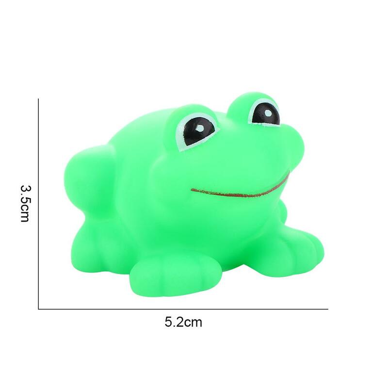 Cute Soft Colorful Animals Toy para crianças, Squeaky Float, Shower Toy, Baby Bath Toys, Water Swimming