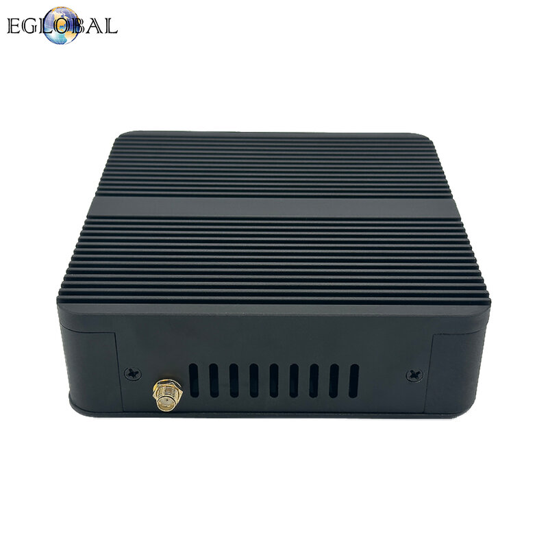 EGLOBAL-Mini PC Fanless Industrial, Roteador Intel Firewall, N100, 4*2.5G, LAN i225, 16G RAM, 512G, NVMe, SSD, 12ª Geração