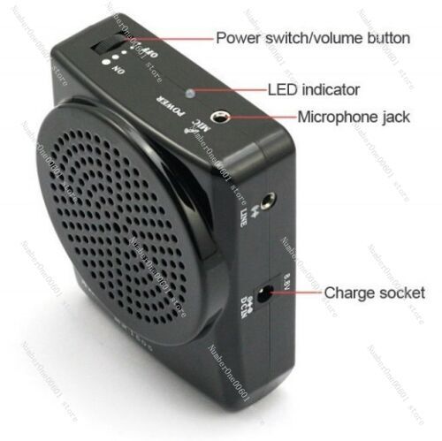 12W MR1505 Waistband Portable Loud Voice Booster Amplifier Speaker