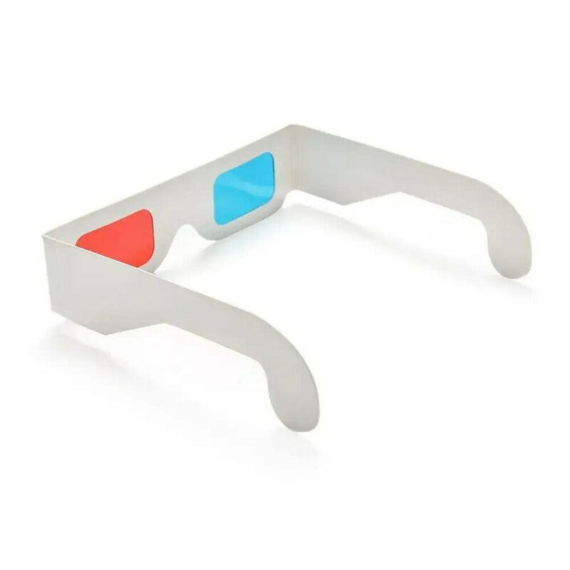 10 шт., универсальные 3d-очки, красные, синие
