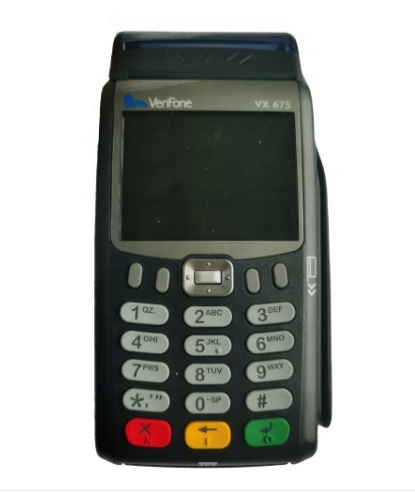 Terminal Verifone VX675 GStore S d'occasion, petit système de point de vente mobile 2 en 1, dispositif de paiement, machine à factures