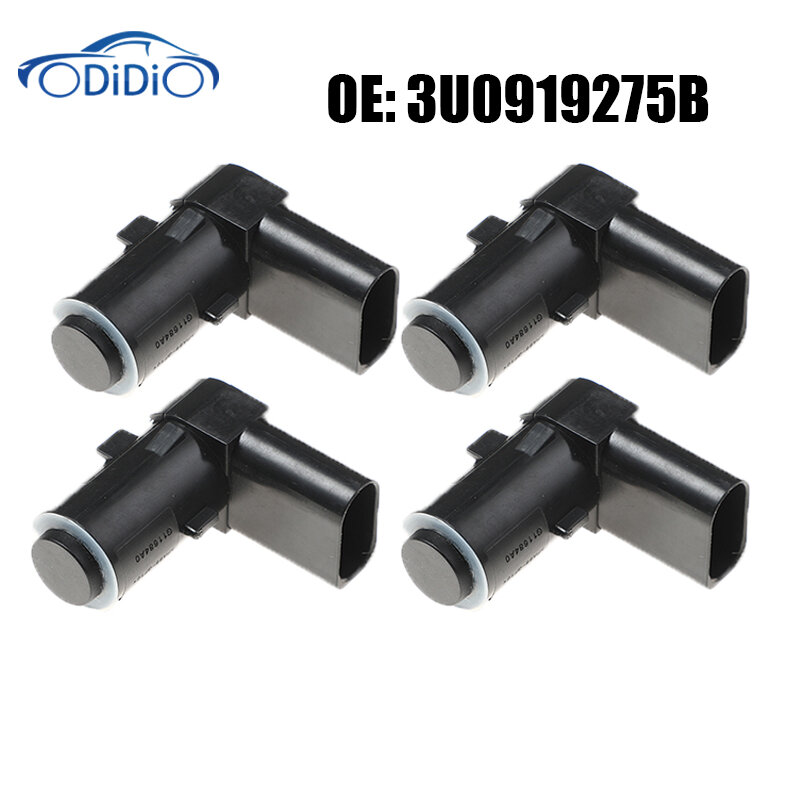 1 pc/ 4 pcs 3U0919275B  Black 3 Pins Bumper PDC Parking Sensor For Skoda Superb