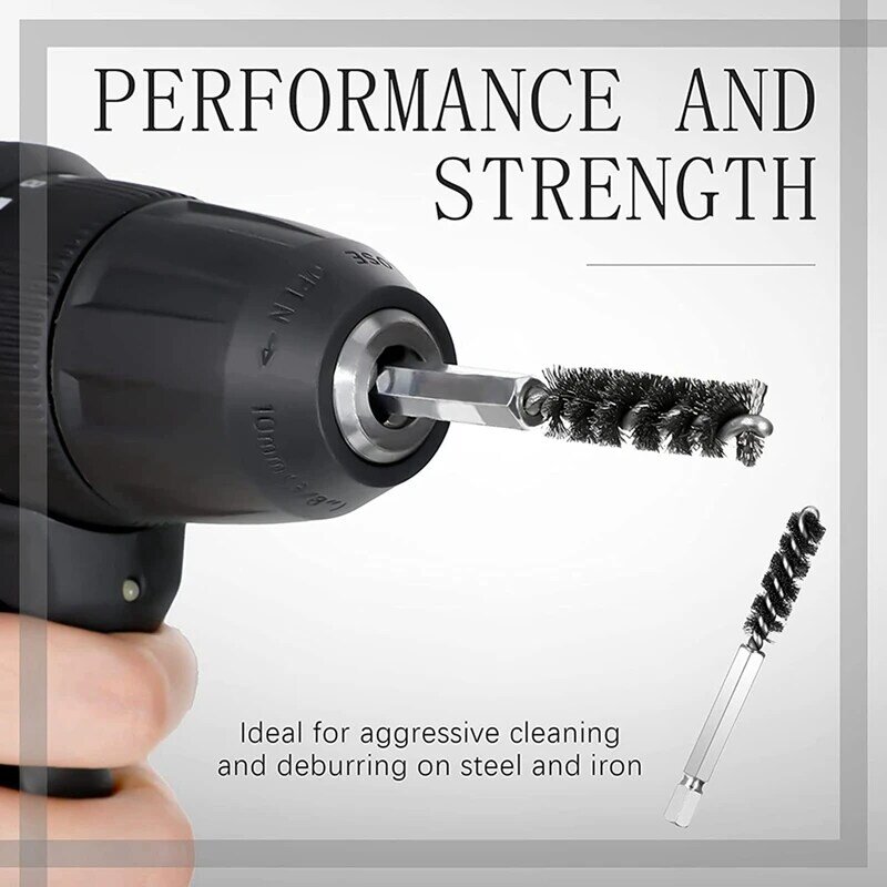 Golf Clubs Head Hosel Brush Golf Club Brush Wire Brush Cleaning Tool Electric Drill Wire Brush For Iron And Wood,8Pcs