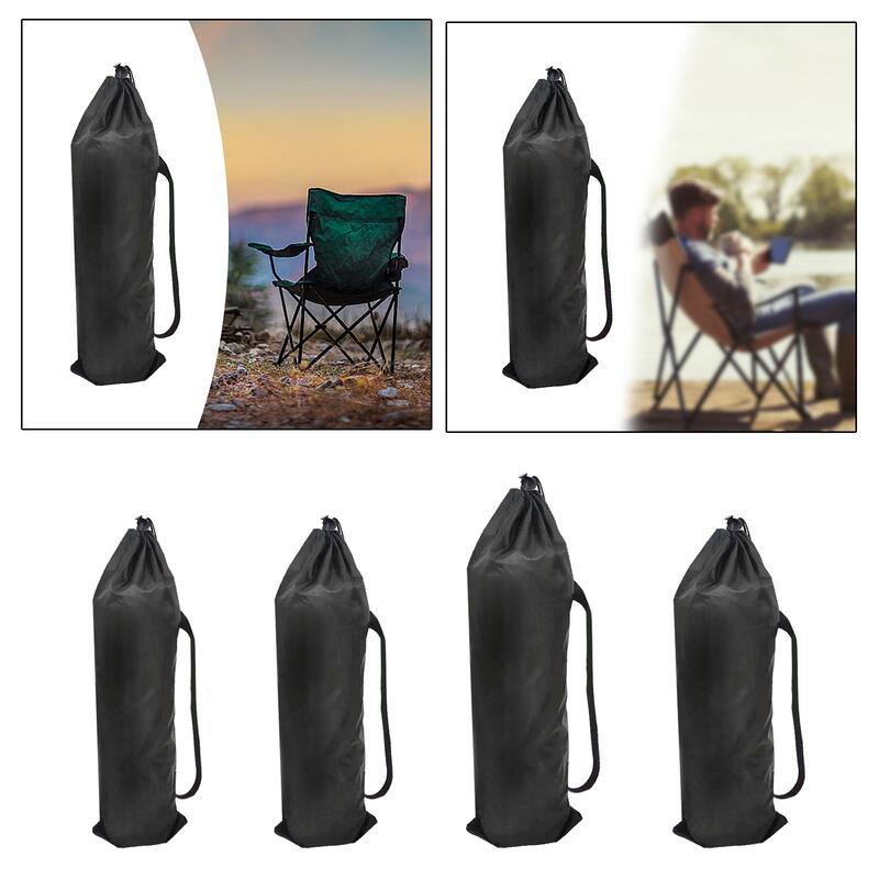Folding Chair Bag with Strap Wear Resistant Heavy Duty Chair Carrying Bag for Umbrella Beach Chair Hammock Yoga Mat Backpacking