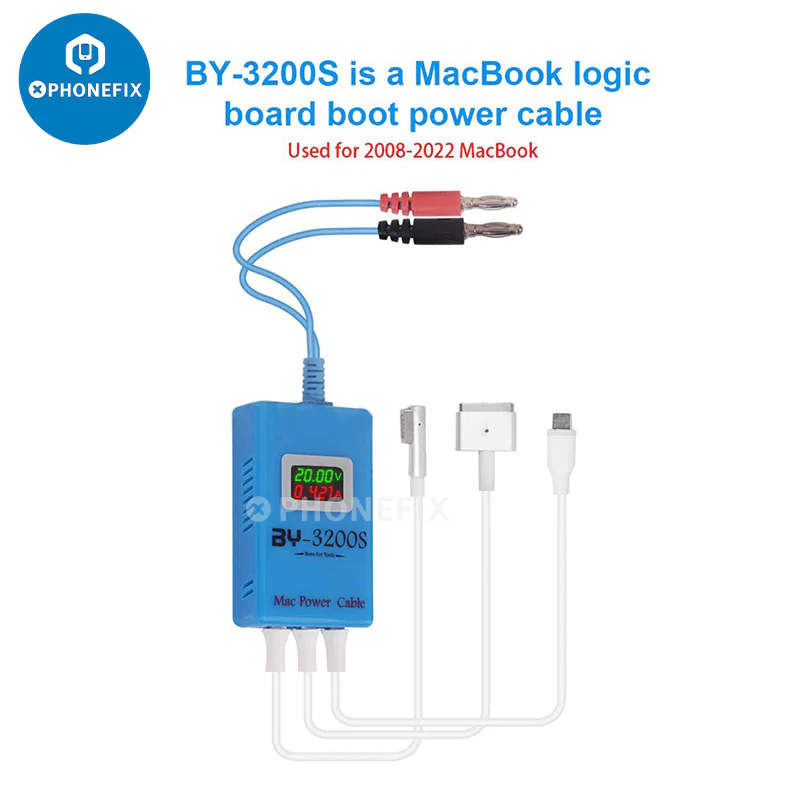 Oleh-3200 Kabel untuk Macbook Pengisian Papan Perbaikan Dukungan Papan Tunggal Boot Sistem Tipe-C/T-gaya/L-Gaya Konektor Pengisian Kabel