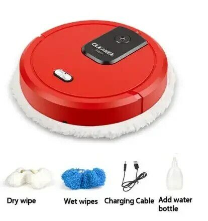 Smart Sweeping and Mop Robot Vacuum Cleaner Household Rechargeable Dry and Wet Home Appliance With Humidifying Spray