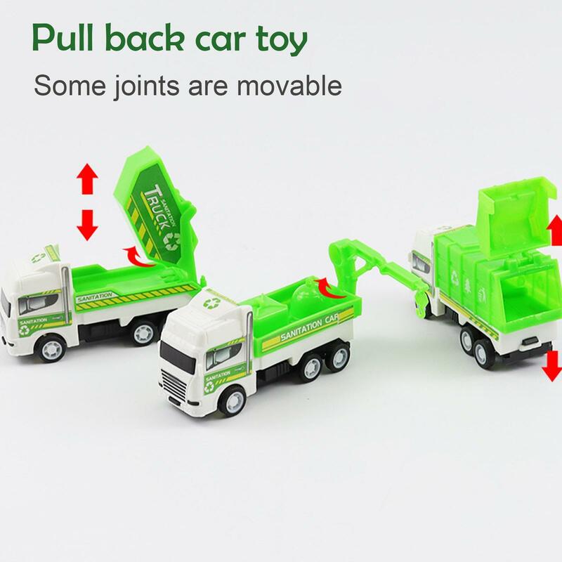 Mini Simulation Engineering Fahrzeug Pull-Back-Trägheit Kinder Schiebe Fahrzeug Auto Spielzeug Modell Kinder Spielzeug Auto Geschenk Spielzeug Educat m0V4