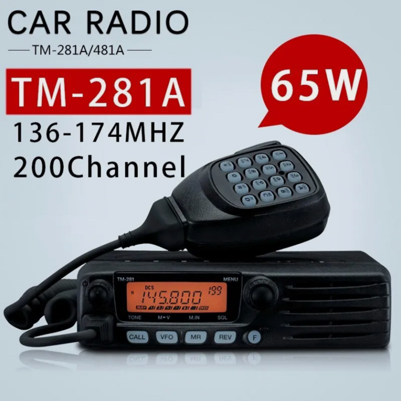 Estação de rádio móvel do carro, transceptor FM, Top, TM-281A, TM-271A