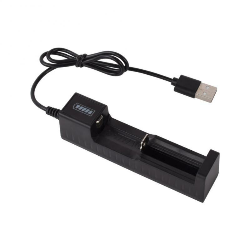 Chargeur de batterie USB universel intelligent avec indicateur lumineux, adaptateur de charge, 1 emplacement, 24.com au lithium, accessoire, 18650