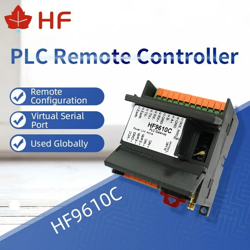HF9610C PLC pemantauan jarak jauh Download Serial Port mendukung Mitsubishi, Siemens, Omron, Schneider, Panasonic, Xinjie...