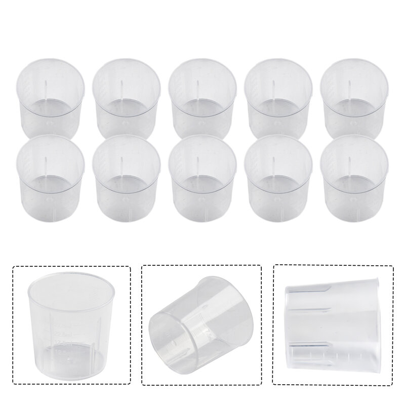 Прозрачный мерный стакан, пластиковая медицинская градиентная мерная прозрачная двухмерная посуда для выпечки
