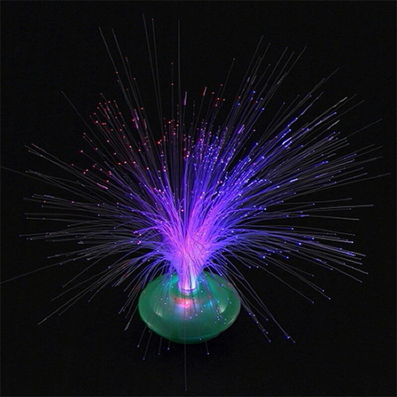 Optic Nightlight Lamp LED Chrismas Party Bar Decor Beautiful Romantic Color Changing Fiber Lamps Small Night Light Fast delivery