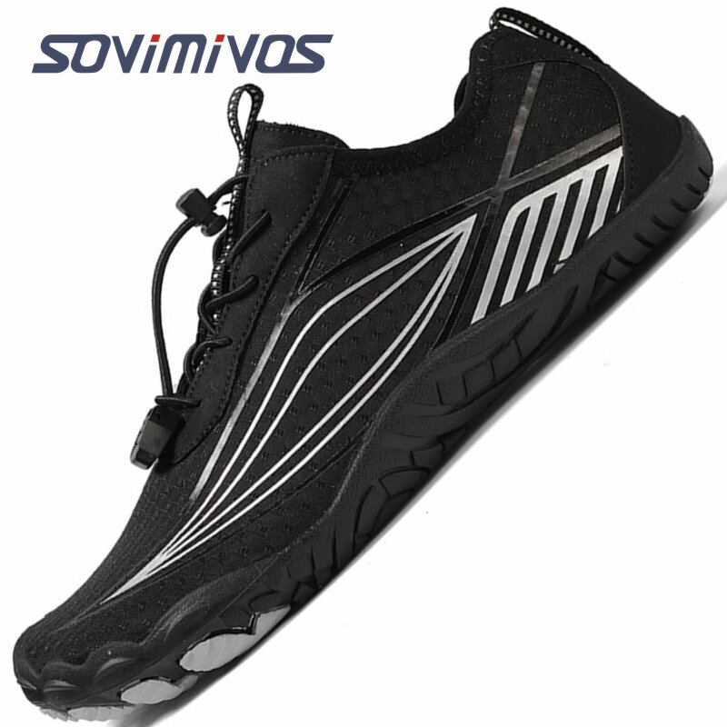 Męski minimalistyczny biegacz Trail Runner | Szeroki Toe Box | Inspirowany boso buty z palcami kobiet minimalistyczny bieganie Cross buty treningowe