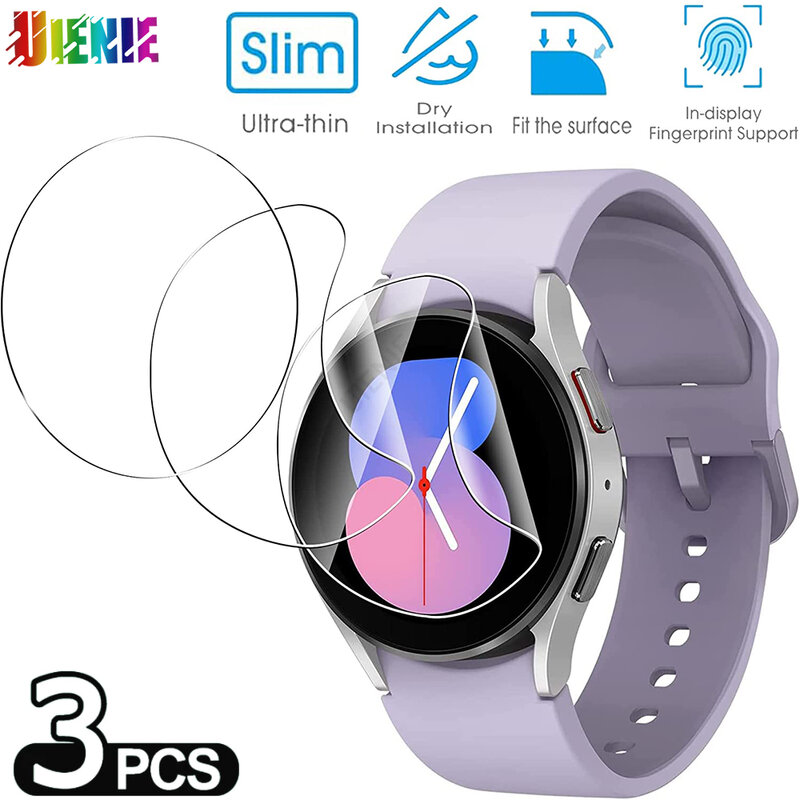 Smart Watch Protective Film Full Coverage HD Transparent Anti-Scratch Film For Samsung Galaxy Watch5 40mm/44mm （Non-Glass Film）