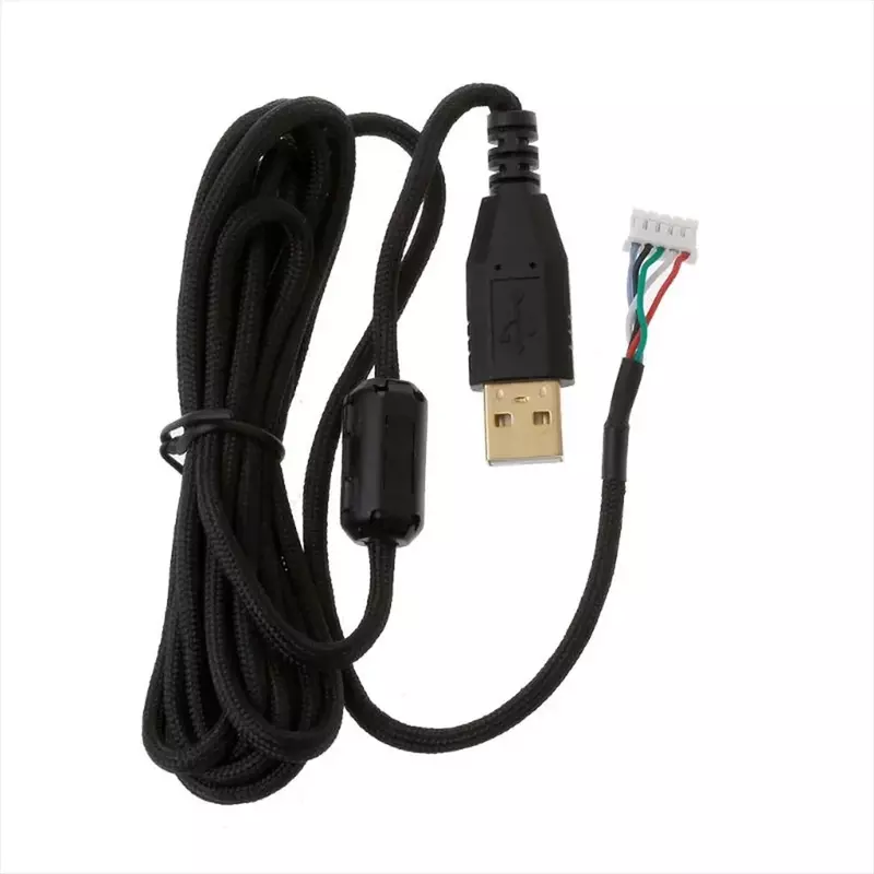 Сменный нейлоновый Плетеный удлинитель USB-кабеля для превосходной модели O D Mouse