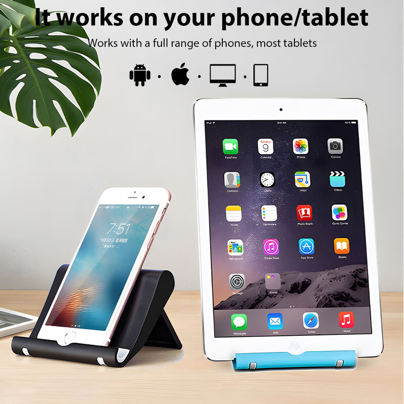 CASEPOKE-Soporte de escritorio para Apple, Samsung, Xiaomi, Lenovo, teléfono, soporte ajustable para tableta, accesorios para iPad, soporte plegable