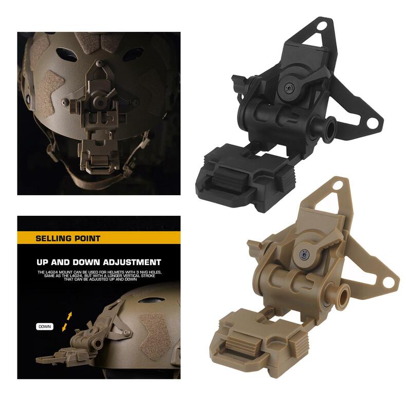 Night Goggles Bracket Helmet Mount Attachment Easy to Install Professional Nylon Sturdy Night Vision Goggles Mount Supplies