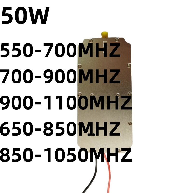 Módulo do gerador do ruído do amplificador de LTE, 50W, 550-700MHz, 700-900MHz, 900-1100MHz, 650-850MHz, 850-1050MHZ