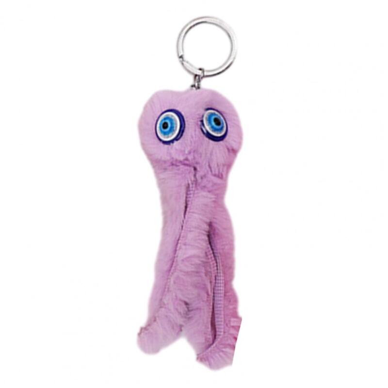 Octopus Plush Pendant Octopus Charm for Backpack Colorful Octopus Plush Pendant Adorable Sea Ornament Soft Stuffed Toy for Kids