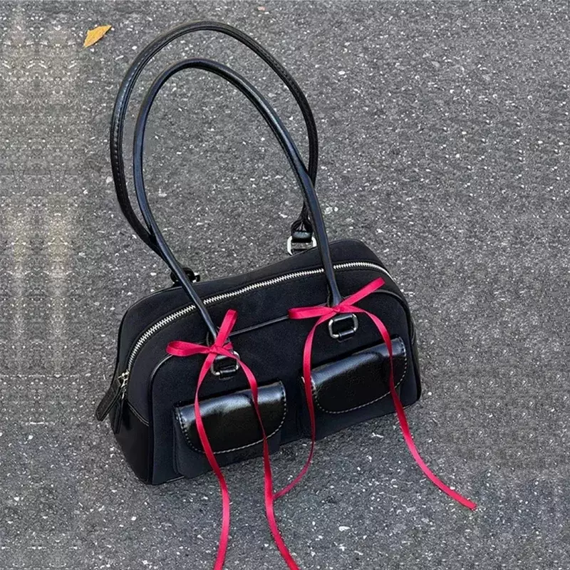 Маленькие дизайнерские сумки на плечо из искусственной кожи с двумя карманами для женщин, женская сумка 2024, женские сумки и кошельки с большой емкостью